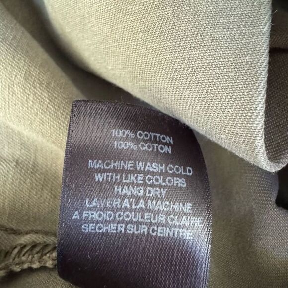 Anthropologie Amadi Pants size L Camo Floral High Rise Elastic Pants cotton - Picture 5 of 8